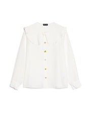 Royale Mixed Button Blouse