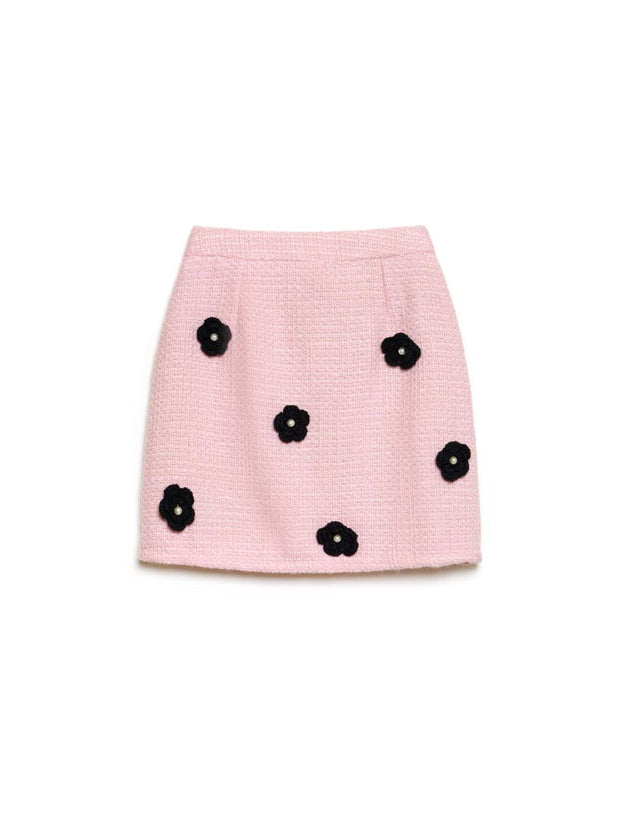 Coast Crochet Tweed Skirt