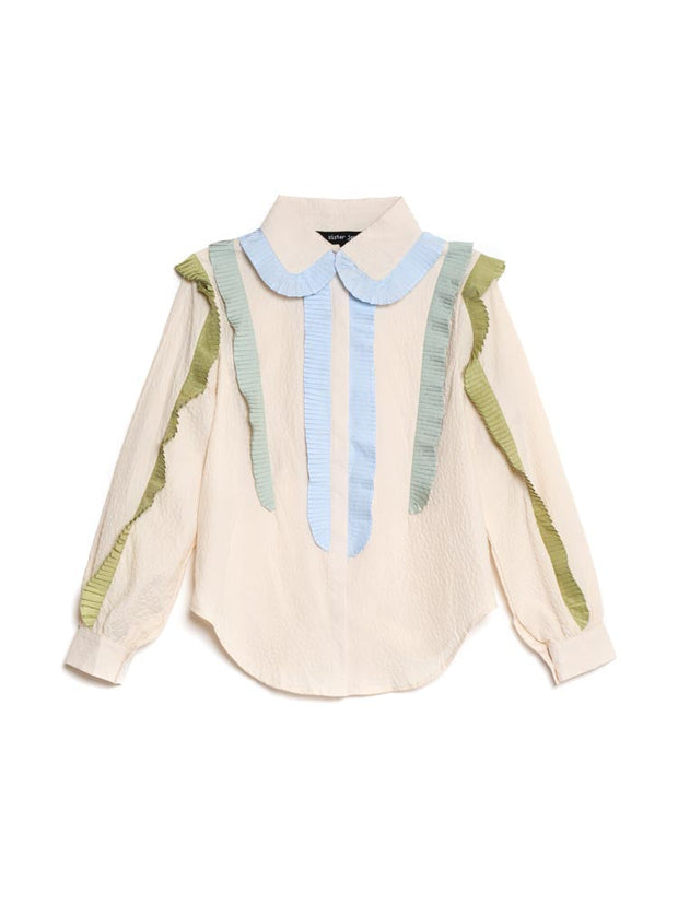 Colette Pleated Blouse