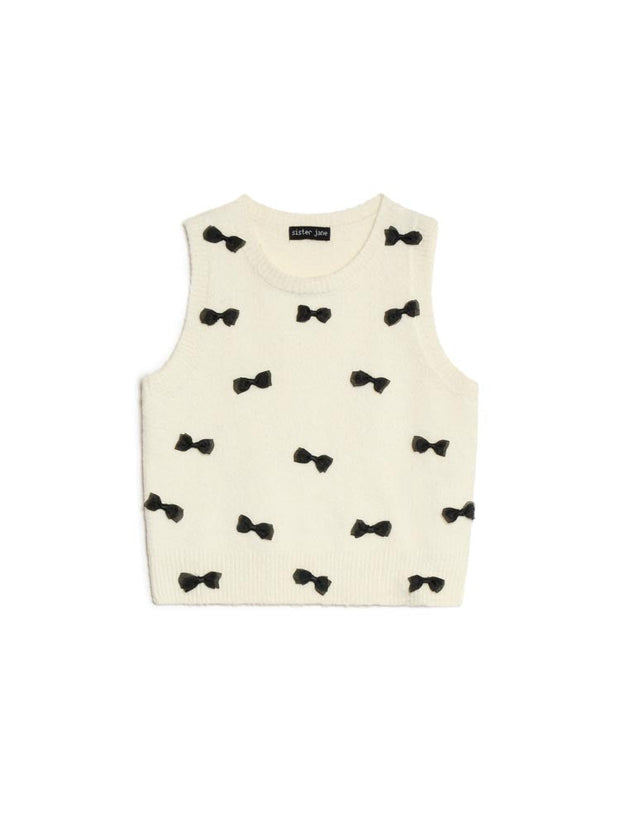 Dauphine Bow Knitted Vest
