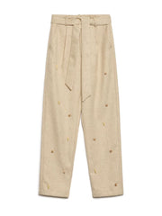 Dylan Bead Belted Trousers