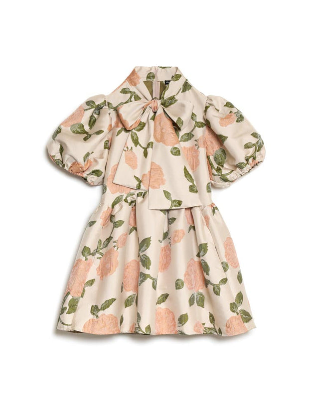 Pomme Bouquet Bow Dress