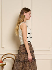 Dauphine Bow Knitted Vest