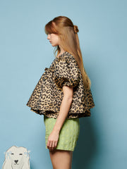 Lola Leopard Jacquard Top