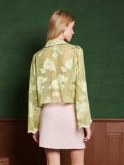 Emile Jacquard Top Lime Green / Z