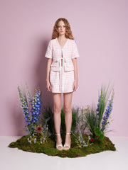 Wildflower Tweed Tie Top