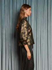 Memoria Jacquard Top Old Gold / Z