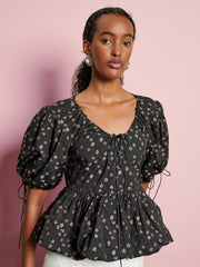 <b>DREAM</b> Pepper Floral Top