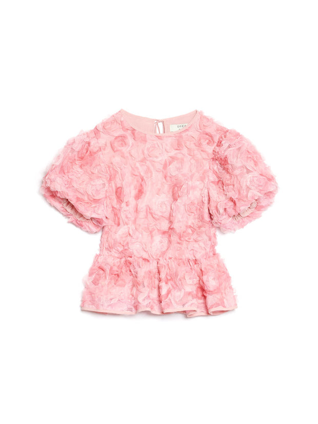 <b>DREAM</b> Rose Finch Tulle Top