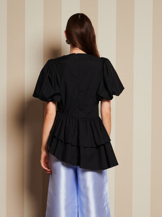 Pantry Rose Top Pitch Black / Z