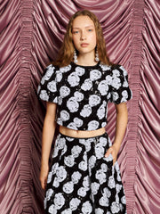 <b>DREAM</b> Roxie Rose Sequin Top Onyx Black / Z