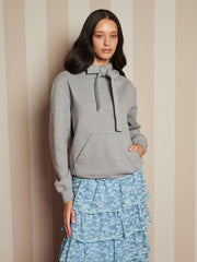 Demar Bow Hoodie Fossil Grey / Z