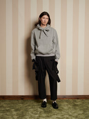 Demar Bow Hoodie Fossil Grey / Z