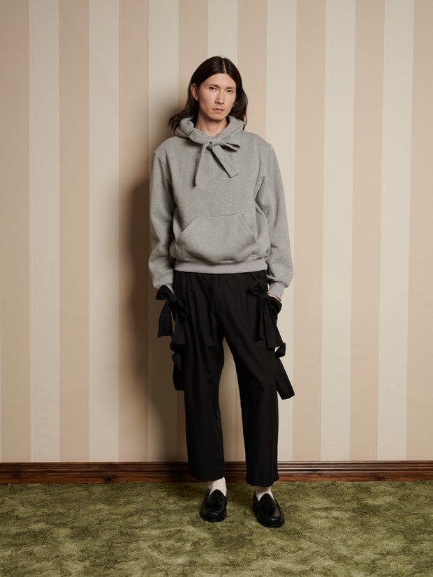Demar Bow Hoodie Fossil Grey / Z
