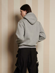 Demar Bow Hoodie Fossil Grey / Z