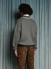 Tommy Half Zip Sweat Anthracite Grey / Z