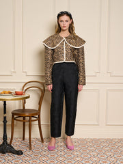 Cheri Rose Jacquard Trousers