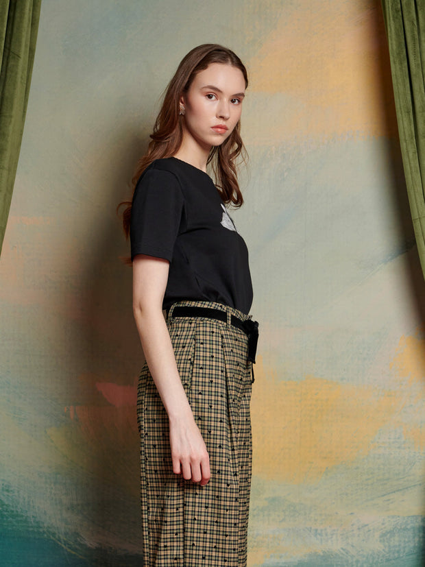 Pine Check Trousers