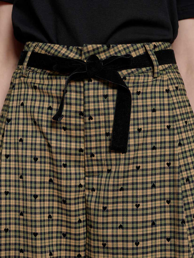 Pine Check Trousers