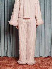 Wonder Stripe Trousers Dusty Pink / Z