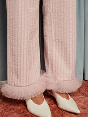 Wonder Stripe Trousers Dusty Pink / Z