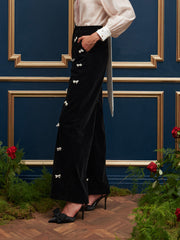 <b>DREAM</b> Invitation Velvet Bow Trousers