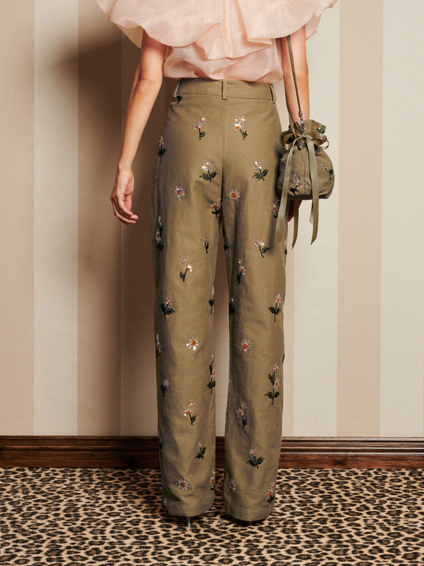 <b>DREAM</b> Chateau Flower Embellished Jeans