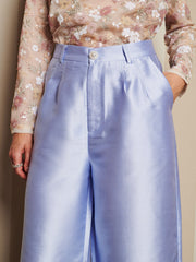Haven Wide Leg Trousers Cornflower Blue / Z