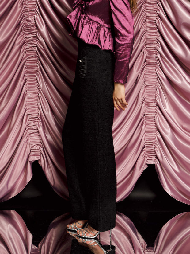 <b>DREAM</b> Showgirls Tweed Trousers Coal Black / Z