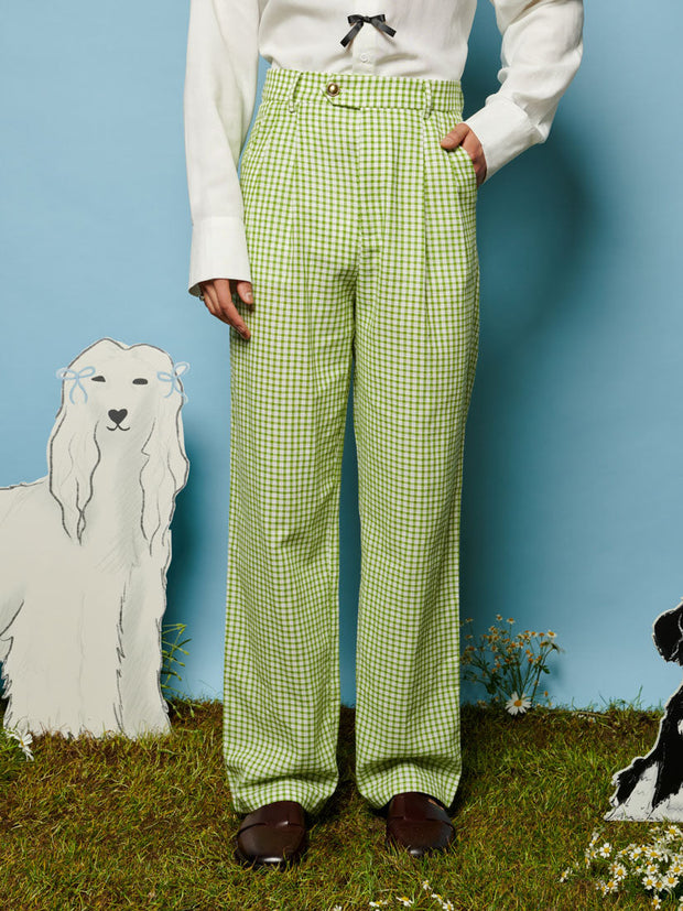 Lionel Gingham Trousers