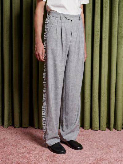 Heron Ruffle Trousers