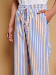 Verano Striped Trousers Orange, Blue / Z