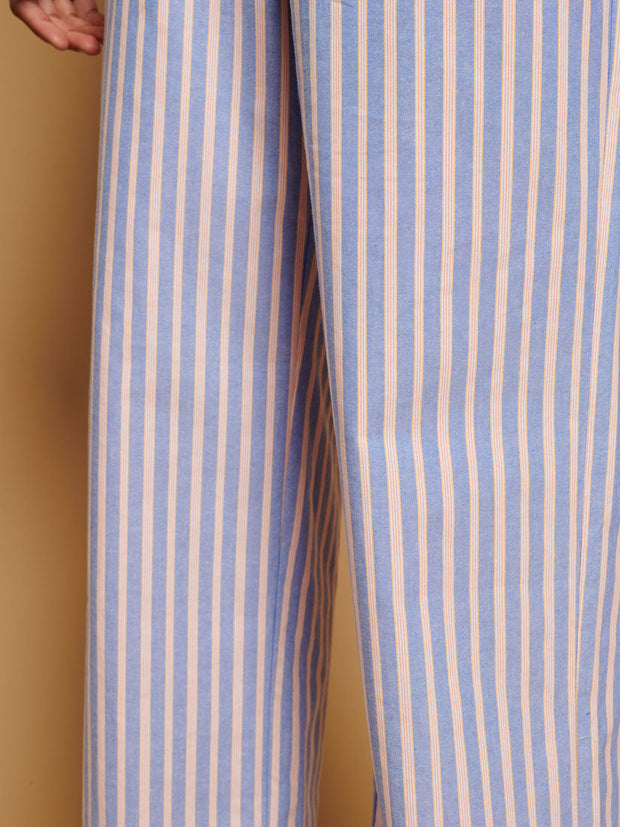 Verano Striped Trousers Orange, Blue / Z