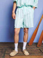 Davy Frayed Bermuda Shorts
