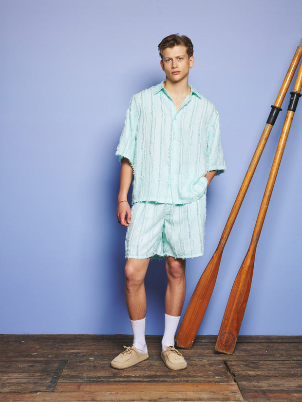 Davy Frayed Bermuda Shorts