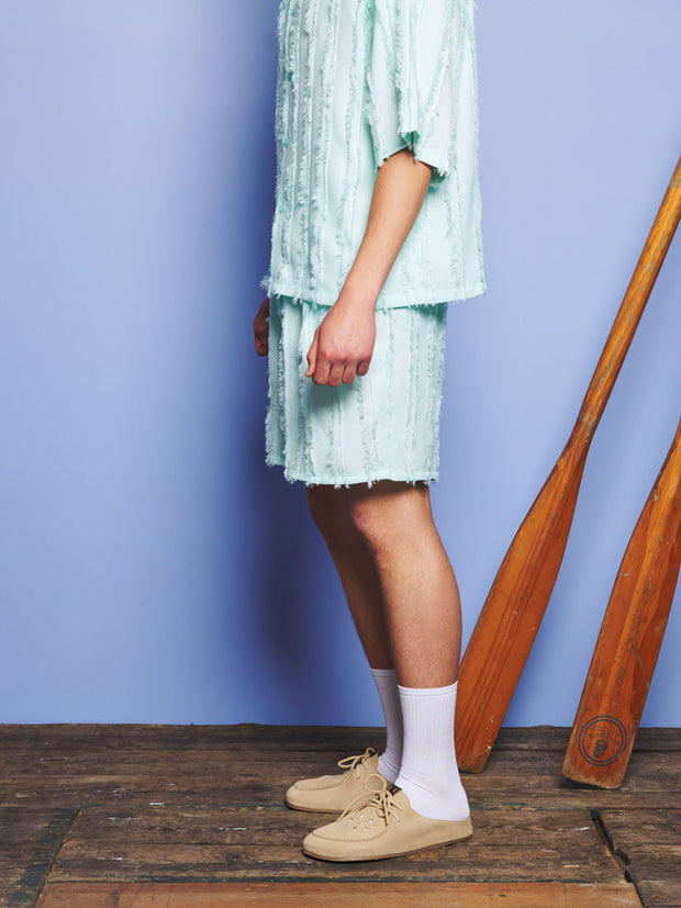 Davy Frayed Bermuda Shorts