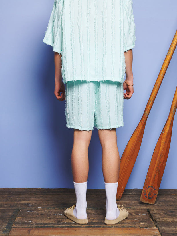 Davy Frayed Bermuda Shorts