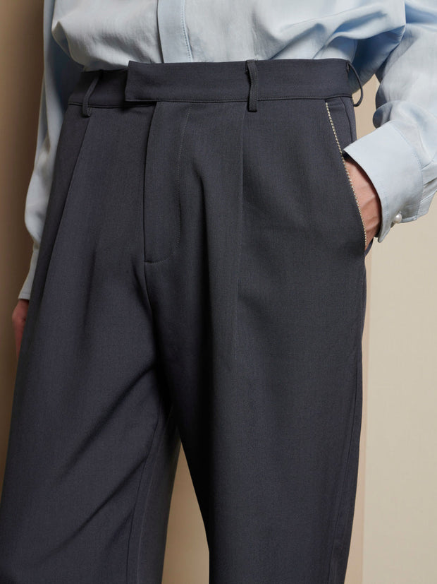 Albert Trimmed Tailored Trousers