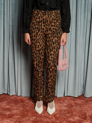 Matteo Leopard Jeans