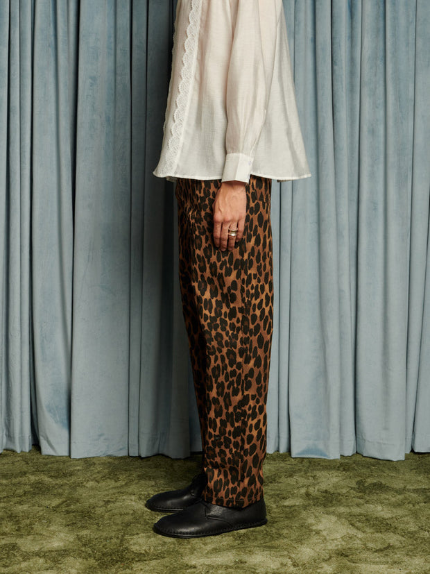 Matteo Leopard Jeans Leopard Tan / Z