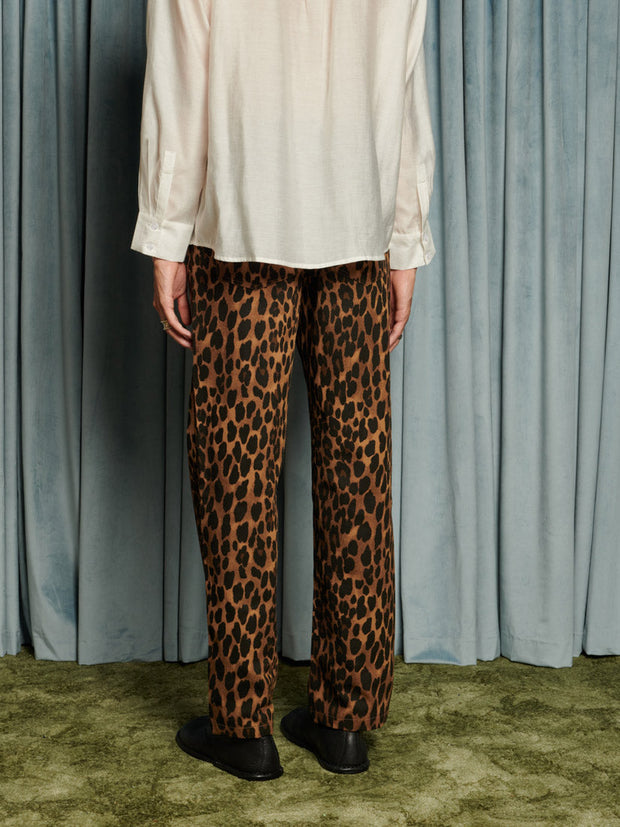 Matteo Leopard Jeans Leopard Tan / Z