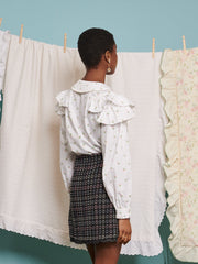 <b>DREAM</b> Chamomile Ditsy Ruffle Blouse