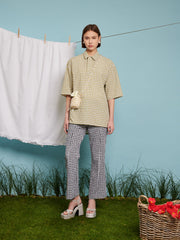 Evelyn Gingham Polo Shirt