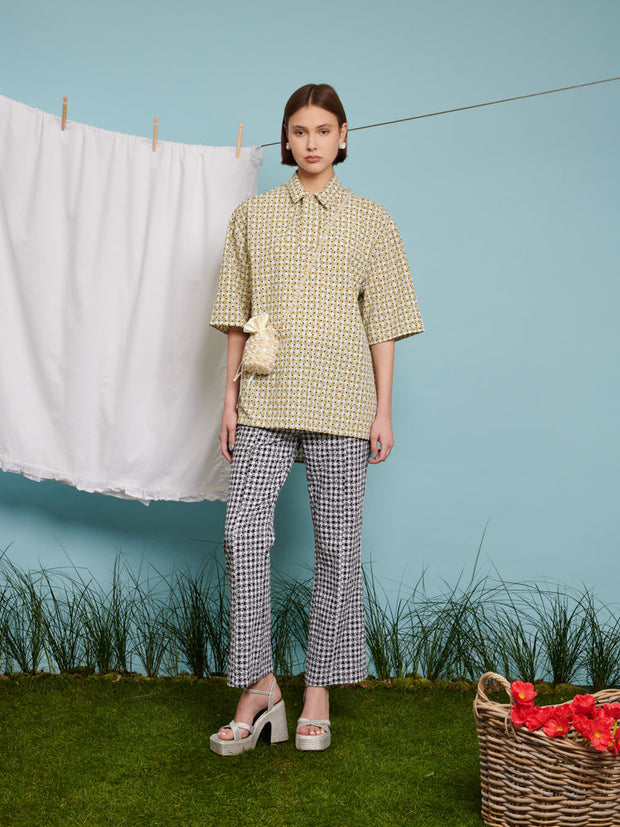 Evelyn Gingham Polo Shirt