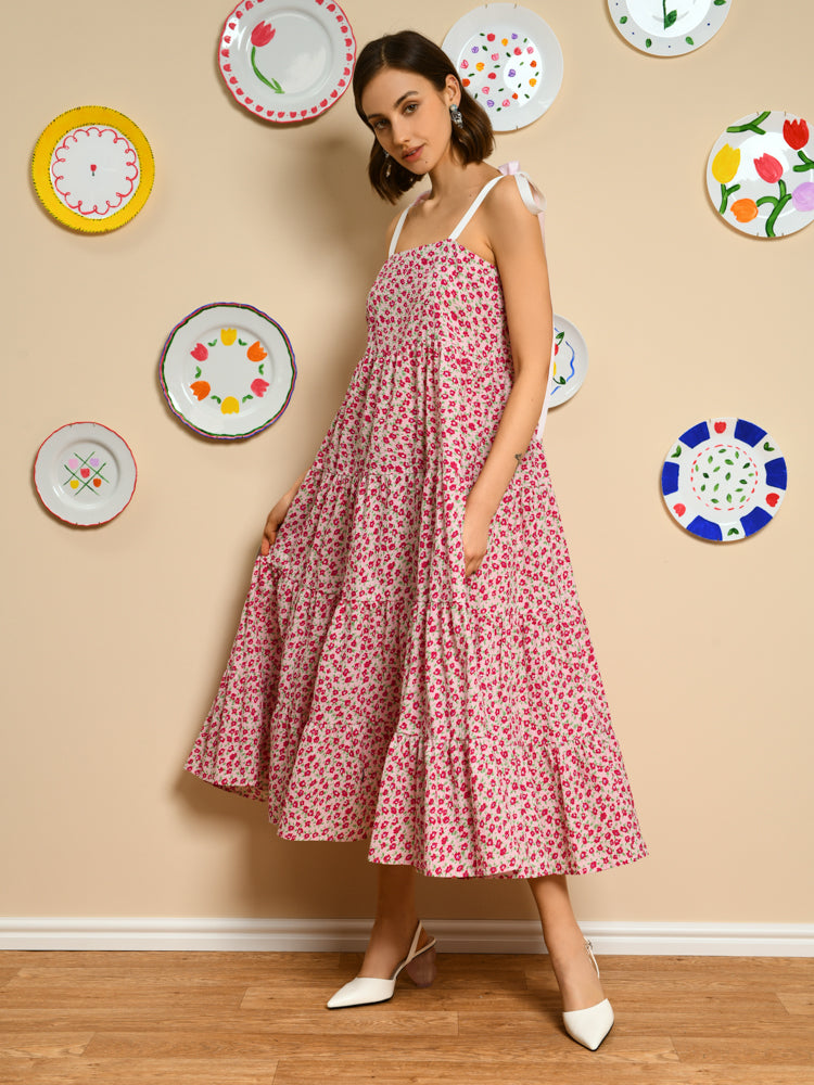 Britt Floral Tiered Dress – Sister Jane (EU)