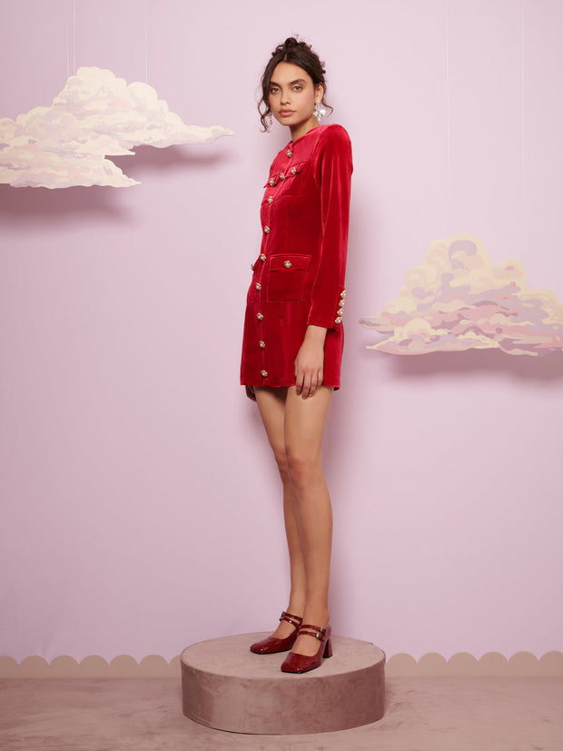 <b>DREAM</b> Margot Velvet Mini Dress