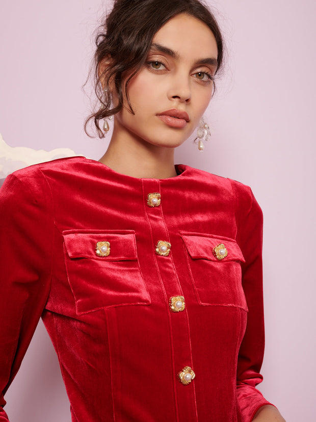<b>DREAM</b> Margot Velvet Mini Dress