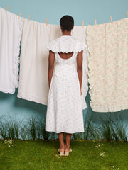 <b>DREAM</b> Chamomile Ditsy Scallop Dress