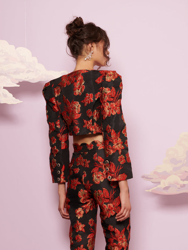 <b>DREAM</b> Giselle Jacquard Scalloped Jacket